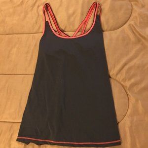 H2 Hannah Gray Activewear Tank Top Size L